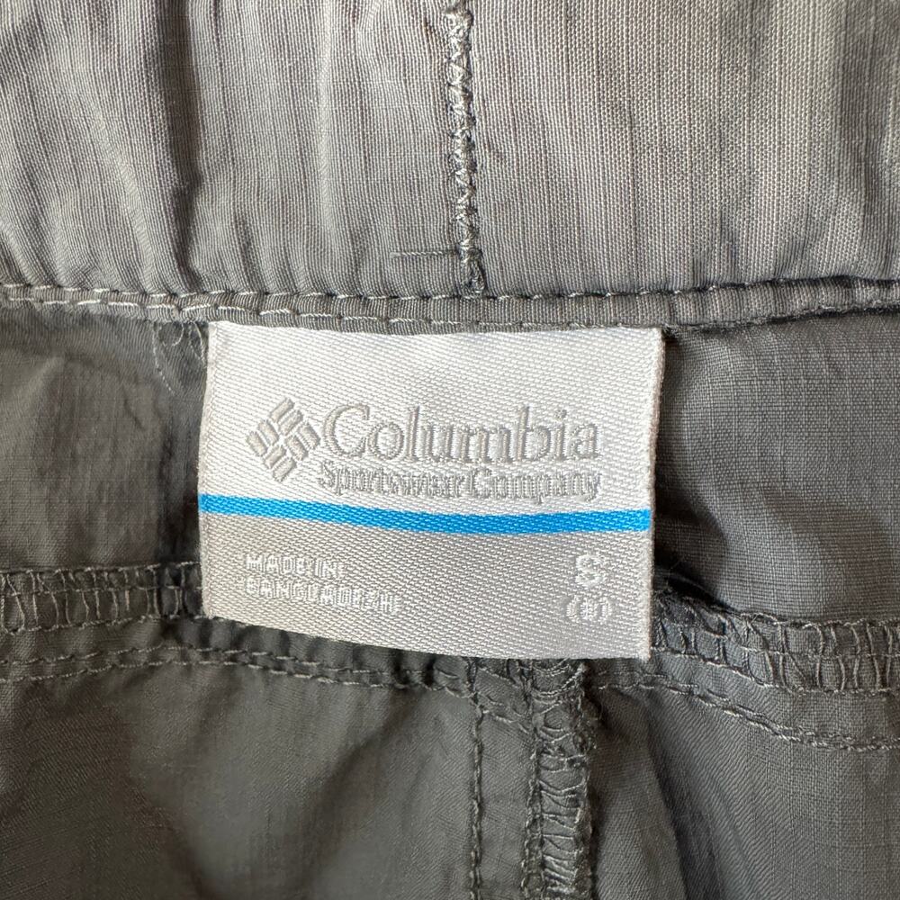 Columbia Youth Boys Small (8) Convertible Pants Omni-Shield Pocket Zip-Fly Gray - Picture 11 of 13